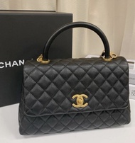 Chanel Coco Handle medium 荔枝皮革