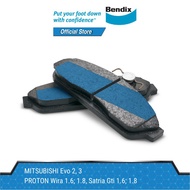 Bendix Rear Brake Pads - Mitsubishi Evo 2/3/Proton Wira 1.6 1.8/Satria Gti 1.6 1.8 (DB1278)