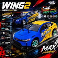 DOMO RC DMAX V12 FL5 Drift Car 1:10 4WD High Speed 90KM/H Remote Control Racing Car Rechargeable Tur
