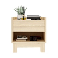 SB Design Square KONCEPT FURNITURE ตู้ข้างเตียง รุ่น Hakone สีไม้อ่อน (45x40x45 ซม.)