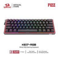 REDRAGON Reddragon FIZZ K617 RGB 60% Mechanical Gaming Keyboard