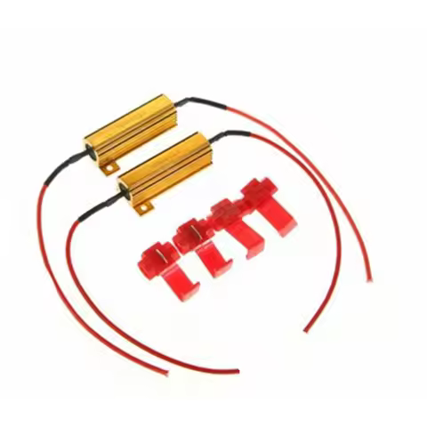 2PCS Load Resistor 50W 6RJ 6ohm LED Decoder FIX Hyper Flash Turn Signal Blinker Car LED Indicator Fl