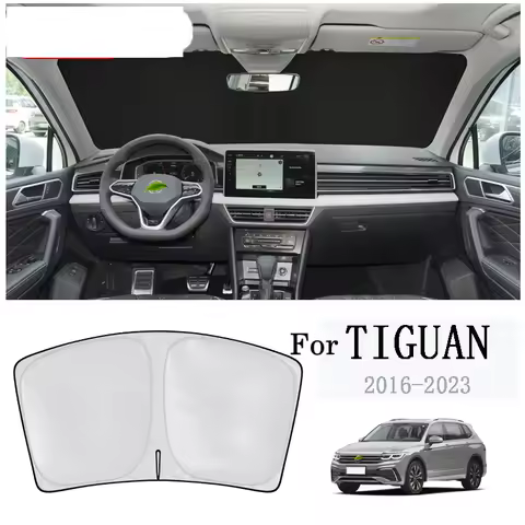 For Volkswagen VW Tiguan MK2 2016-2023 Front Window Sun Shade UV Protectio Sunshades Nano-Insulat Wi