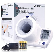 Omron จอภาพอิเล็กทรอนิกส์ HEM-1000ของใช้ในครัวเรือนท่อต้นแขนอัตโนมัติเต็มรูปแบบเครื่องมือวัดแรงดันเล