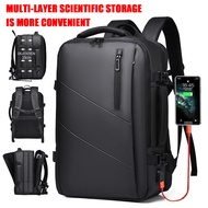 Outdoor Travel Laptop Backpack Waterproof Usb Retractable 16 Inch Luggage Charging Bag