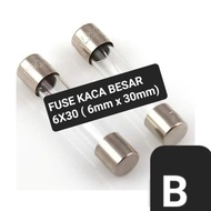 Large Pius Fuse Large Round Glass Fuse 1A 2A 3A 4A 5