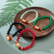 Benming Year Dragon Year Dragon Head Beaded Bracelet Couple Bracelet