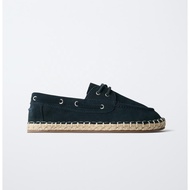 [Zara Frags] ZARA JUTE SPLIT SUEDE DECK SHOES