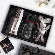 【手沖咖啡套裝禮盒】咖啡杯240ml/雙層玻璃濾杯組 生日禮 情人禮