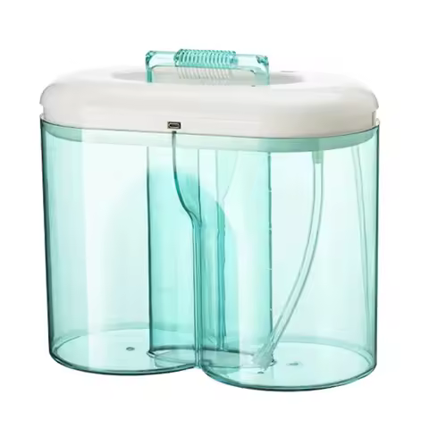 A74E-Aquarium Water Changer Aquarium Water Change Bucket Dual 3000Ml Aquarium Cleaning Tools