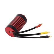 2845 RC Car Brushless Motor Waterproof Rustproof Aluminum Alloy 4 Pole RC Car Motor for 1/12 1/14 RC