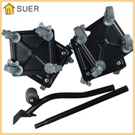 SUER Furniture Dollies, Black Polyethylene Furniture Mover Dolly, 2800 Lbs Capacity Moving Dolly Too