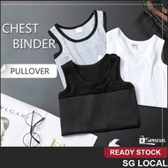 [SG] Chest Binder Tomboy Binder Sport Binder FTM Vest Top Breathable Bandage High Elastic 100%Cotton