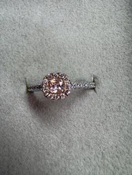 高品莫桑粉鑽S925通體純銀戒指 Pink Moissanite S925 Sterling Silver Ring,rings, pendant,pendants,necklace,necklace
