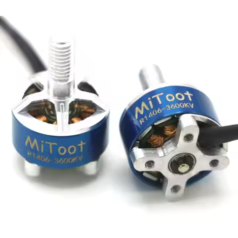 1 / 2 / 4pcs Mitoot R1406 1406 3600KV 2-4S CW CCW Brushless Motor for RC Racing Racer Drone Quadcopt