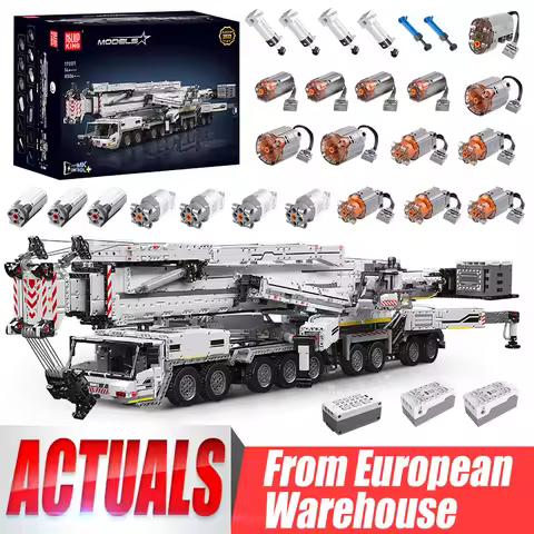 Mould King 17007 Technical Car Toys Motorized LTM 11200 Crane Truck Building Block Assembly Model Br