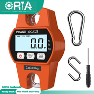 ORIA Digital Crane Scale 300Kg/100g Hanging Weight Scale Electronic Crane Scale with Backlit LCD Display, Accurate Sensor for Garage, Farm, Hunting, Big Fish, Luggage (Ready Stock)