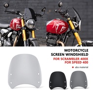 For Speed ​​400 Speed400 Scrambler 400 X 400X Scrambler400X Motorcycle windshield windshield front f