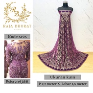 Code 6196 - Two Tone Semi-French Brocade Panel Fabric - Grade B - Length 2.7 m Width 1.5 m - Materia