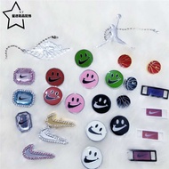 Suitable for Nike AF1/AJ1 - Metal Smiley Face Shoe Buckle - Trendy Accessory
