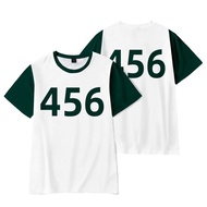 鱿鱼游戏 鱿鱼游戏T恤朴海秀韩剧218号运动装酷 Squid game Squid game T-shirt Park Hae-soo Korean drama 218 number sportswe
