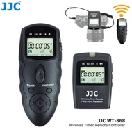 JJC RS-60E3 DSLR 100M เครื่องส่งสัญญาณ2.4GHz 56 ChannelsRF ที่จับเวลาแบบไร้สายรีโมทคอนโทรลสำหรับ Canon EOS R7 R6 RP Ra R M6 Mark II M5 60D 60Da 70D 77D 80D 90D 600D 650D 700D 750D 760D 800D 1000D 1100D 1200D 1500D 1300Dพลังยิง G5 X G3 X G1X III