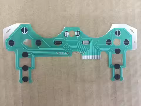 for Playstation 4 Conductive Film Keypad Replacement for PS4 Controller PCB Circuit Ribbon Green