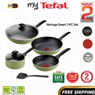 Tefal Quickchef Moringa Green 7pcs Set B957S7 Cookware Set Pans Kuali Periuk Fry Cook (FP20/24, SCP1