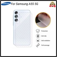LAYAR Graskin Carbon Samsung A55 5G Anti-Fungus Rear Screen Protector