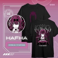 ใหม่ เสื้อลาย Kafka honkai Star Rail honkai: เสื้อยืด Star RAIL ผ้าCotton Mens T-Shirt