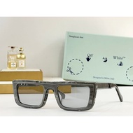 Off white2025 New Style Trendy Men Women Couples Sunglasses Sunglasses Counter Style Slimmer Look Ou