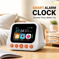 Smart Alarm Clock AI Voice Interactive Kids Time Manager Multi Alarm Music Story Type C Rechargeable