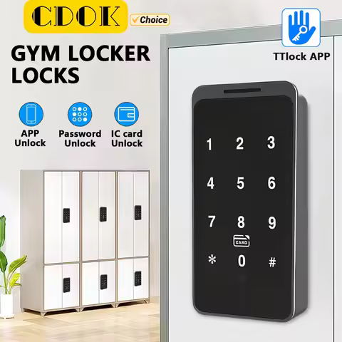 CDOK EM185S mart cabinet locks, file cabinets, lockers, storage locks, TTlock APP control, password 