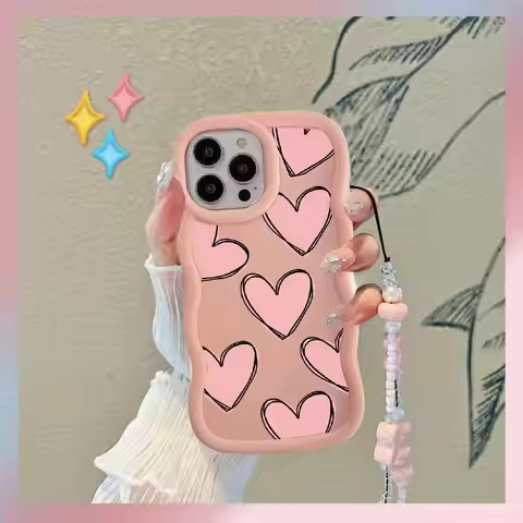 Love Heart Chain Case For Huawei Honor 400 90 Magic 7 Lite X8C X9B X8B X7B X8A X9A X7A X6 X8 Play 60