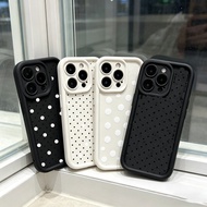 Black White Polk Dots Case For Oneplus 12 15 13 11 13T 8T 12R 11R 10R OnePlus Nord CE 5 4 3 2 Lite N