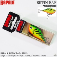 เหยื่อปลอม RAPALA RIPPIN RAP RPR-5