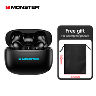 Monster Airmars XKT26 ANC หูฟังบลูทูธ5.4เสียงยกเลิกการมีไมโครโฟนในตัวเกมหูฟังเอียบัดไร้สายหูฟังสเตอร