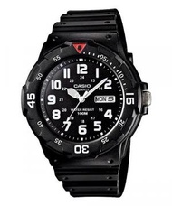 Casio - 潛水風尚 運動錶 黑面白刻度 MRW-200H-1B