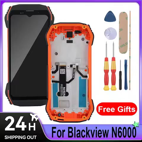 For Blackview N6000 LCD Display + Touch Screen With Frame Full Assembly Mobile Phone Replacement Par