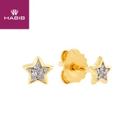 HABIB Diamond Earrings in 375/9K Gold (Star) 457190623