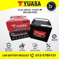 [Installation Provided ] Q85 95D23L | YUASA EFB | Start & Stop Engine (Idle) Car Battery Bateri Kere