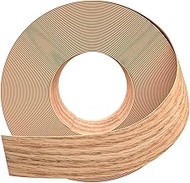 GSCIT Club Red Oak Edge Banding, 1 1/2 inch x 50ft roll of Veneer Edge Banding Preglued Flexible, Re
