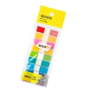 seng Page Markers for Students and Office Workers Assorted Color 12 X 44 Mm Adhesive Index Labels fo