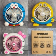 ASASHI Electric Fan Portable Table Fan Character Fan