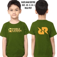 Kaos Anak ML RRQ - Kaos ML RRQ - Kaos Mobile legend / kaos ml RRQ /