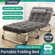 Folding Bed Single Bed Portable Foldable Bed Frame with Mattress Guest Bed for Spare Bedroom/Office