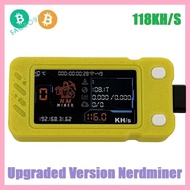 Upgraded Nerdminer 118KH/S BTC Solo  Miner Mini ASIC Miner Bitcoin BTC Miner Nerd Miner with Color S