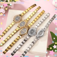 HOT DIY Ellipse Simple Watch Men Women'S 9MM Width Italian Elastic Charm Stainless Watch Header Link
