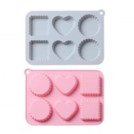 Silicone Tart Mold 6 Cavity 3 Styles