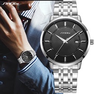Sinobi นาฬิกาควอตซ์สำหรับผู้ชายสไตล์ลำลองนาฬิกาข้อมือแฟชั่นดีไซน์แบบดั้งเดิมนาฬิกาของขวัญสำหรับผู้ชาย relogio masculino